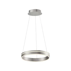Suspension Paul Neuhaus Q-Vito Led Acier Inoxydable, 1 Lumiere, Telecommandes