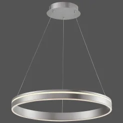 Suspension Paul Neuhaus Q-Vito Led Acier Inoxydable, 1 Lumiere, Telecommandes