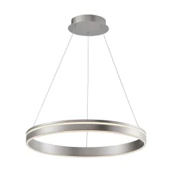 Suspension Paul Neuhaus Q-Vito Led Acier Inoxydable, 1 Lumiere, Telecommandes