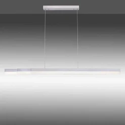Suspension Paul Neuhaus Q-Tower Led Aluminium, 3 Lumieres, Telecommandes