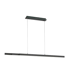 Suspension Paul-Neuhaus Q-Arian Led Anthracite, 4 Lumieres, Telecommandes