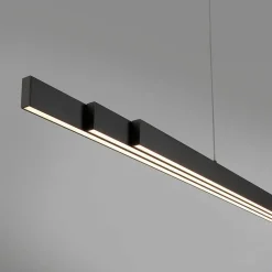 Suspension Paul-Neuhaus Q-Arian Led Anthracite, 4 Lumieres, Telecommandes