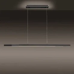 Suspension Paul-Neuhaus Q-Arian Led Anthracite, 4 Lumieres, Telecommandes