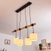 Suspension Sambia Brun, Noir, 4 Lumieres
