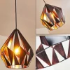 Suspension Situk Cuivre, Noir, 1 Lumiere