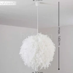 Suspension Skaulo Blanc, 1 Lumiere