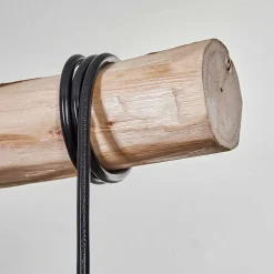 Suspension Soungou Ecru, Noir, 4 Lumieres