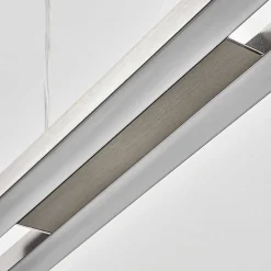 Suspension Tamizat Led Nickel Mat, 2 Lumieres, Changeur De Couleurs