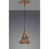 Suspension Trio Jasmin Cuivre, 1 Lumiere