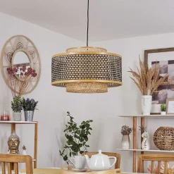 Suspension Tunga Noir, 1 Lumiere