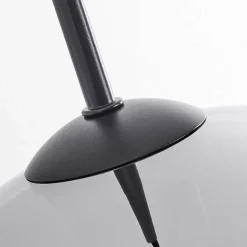 Suspension Verre 15 Cm, 20 Cm, 25 Cm, 30Cm Koyoto Chrome, Fume, 5 Lumieres
