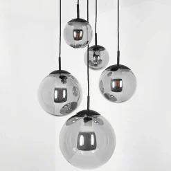 Suspension Voluntad Noir, 5 Lumieres