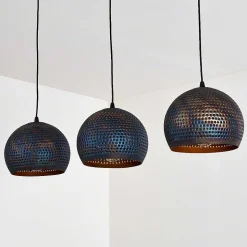 Suspension Wildervanksterdallen Noir, 3 Lumieres