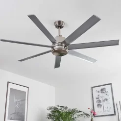 Ventilateur De Plafond Aargaard Acier Inoxydable, Telecommandes