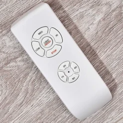 Ventilateur De Plafond Doha Led Brun, 1 Lumiere, Telecommandes