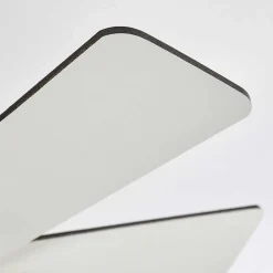 Ventilateur De Plafond Ellmau Chrome, Gris, Blanc, 1 Lumiere