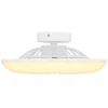 Ventilateur De Plafond Globo Laffee Led Blanc, 1 Lumiere