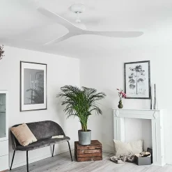 Ventilateur De Plafond Mella Blanc, Telecommandes