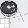 Ventilateur De Plafond Moscavide Brun, Couleur Bois, Noir, 4 Lumieres, Telecommandes