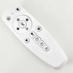 Ventilateur De Plafond Nagoya Led Blanc, 1 Lumiere, Telecommandes