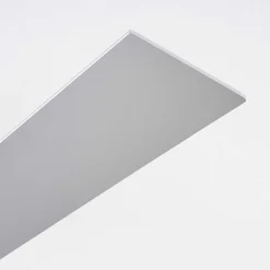 Ventilateur De Plafond Vevey Bois Clair, Nickel Mat, Argente, 2 Lumieres, Telecommandes