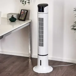 Ventilateur Urbino Tower Noir, Blanc, Telecommandes